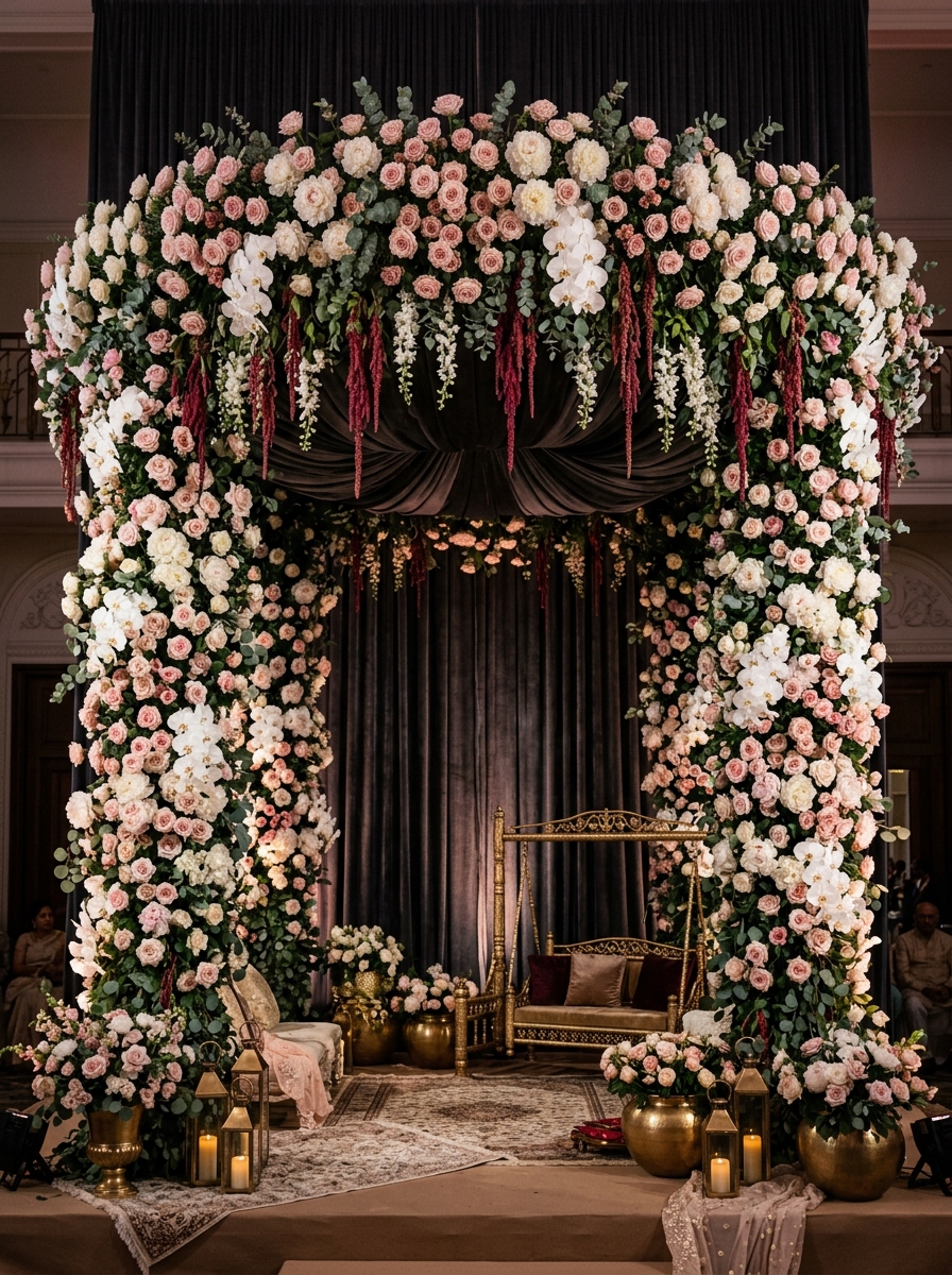 The Story Makers Fresh Floral Event Setup